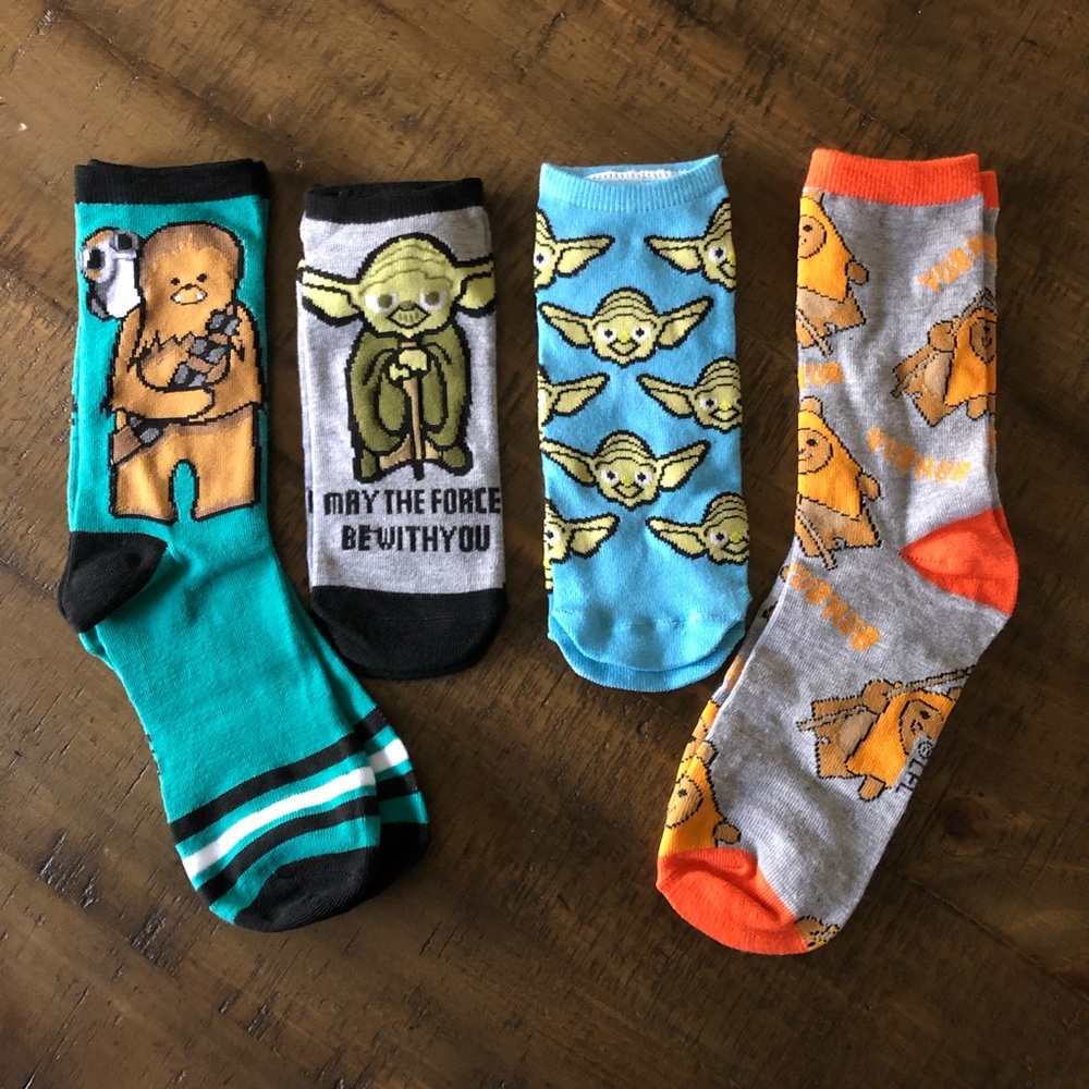 3/$22 Disney Star Wars Womens Sock Bundle One Size
